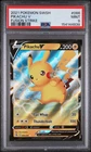 2021 POKEMON SWORD & SHIELD FUSION STRIKE #086 PIKACHU V PSA 9