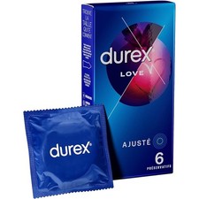 [8089989] DUREX Boîte de 6 Préservatifs Lubrifiés Love