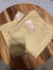 New Featured Artist Designed Pillow Cover pack of 2 yellow brown 17  x17  