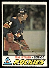 1977-78 O-Pee-Chee VTG OPC Rookie Mike Kitchen Rookie Colorado Rockies #267