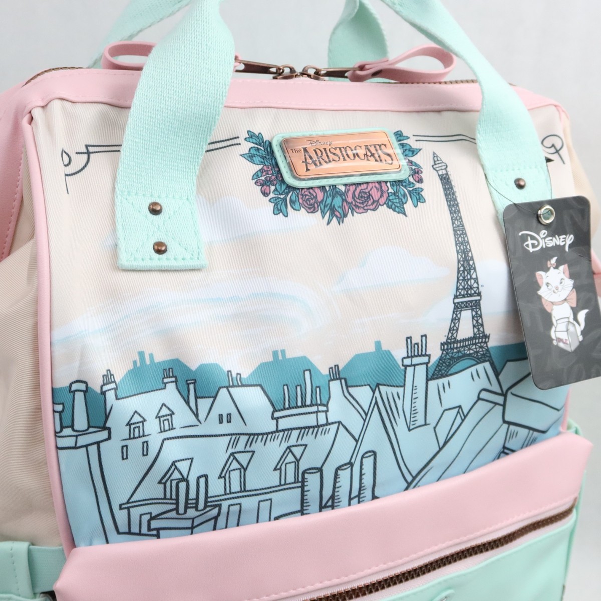 Disney The Aristocats Marie Paris Rooftops Backpack Disney Aristocats - Marie 13-inch Nylon Backpack | WondaPop main image 3