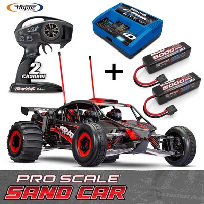 TRAXXAS# FUNCO RWD 8S VXL rot 1/6 +2 Lipos Traxxas 5000mAh 4S + Live Lipo Lader