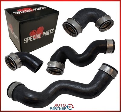 4x Ladeluftschlauch Kit Set für VW Passat 3BG + Audi A6 4B  nur 1,9 TDI 130 PS
