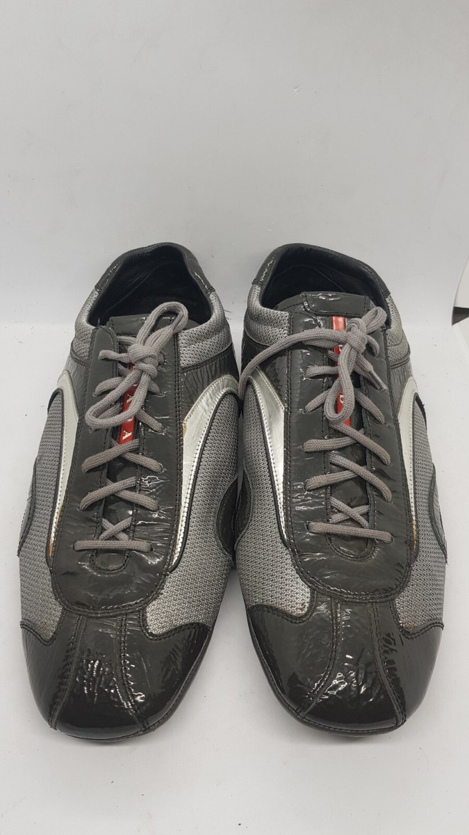 Prada Mens Black Lace Driving Shoes 4e1165 size 12 / 13 us Prada Mens Black Lace Driving Shoes 4e1165 size 12 / 13 us