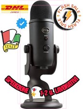 Blue Yeti Microfono per Registrazione X STREAMING, CANZONI, GAMING, LIVE,PODCAST