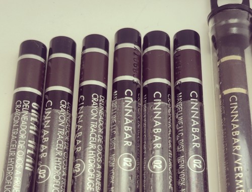 LOT of 9 Maybelline GREAT WEAR Budge proof Eyeliner 7 Cinnabar, 1 Raisin 1 Taupe - Picture 2 of 6