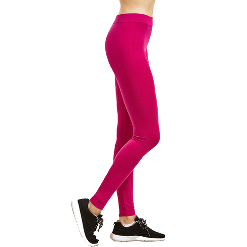Women’s Leggings Soft Smooth Stretchy Ribbed Waistband Long Workout Yoga Pant - Picture 4 of 25