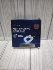 Votala 4-Pack Anti-Snoring Nose Clips, BPA-Free,  W Storage Case lot of 4 (16)