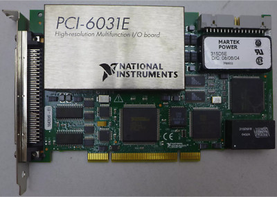 National Instruments High-Res Multifunction I/O Data Acquisition Card PCI-6031E