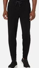 Jockey Men's Loop Terry Jogger Cavernous Black Large