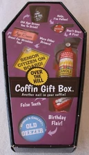 Big Mouth Toys OTH Over The Hill Coffin Gift Box - Birthday / Gag Gift - NOS