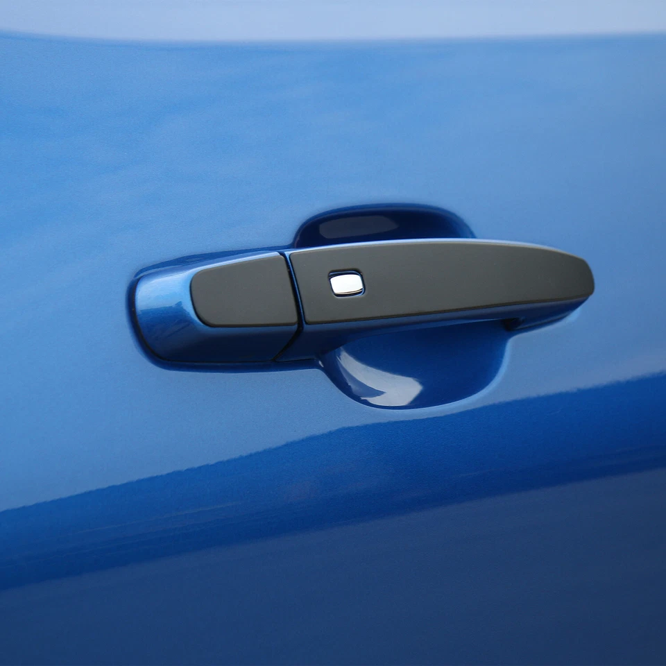 2x Black Exterior Door Handle Decor Cover Trim Bezels for Chevrolet Camaro 2017+ - Image 4 of 4