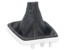 SCHALTMANSCHETTE FUR HYUNDAI KONA 2017-2023 SCHALTSACK SCHWARZ LEDER