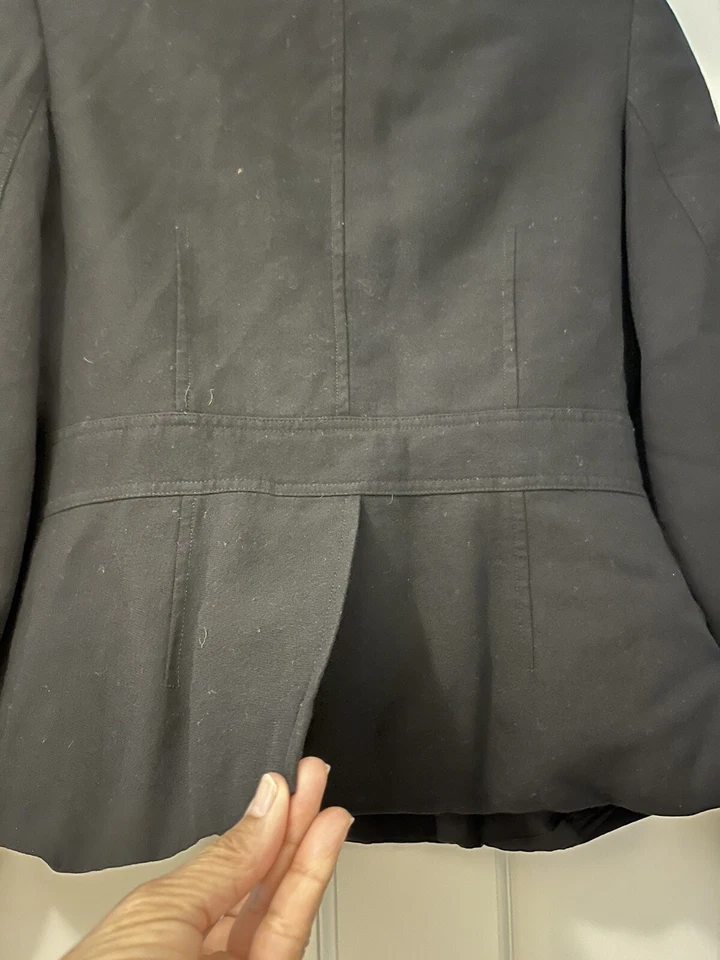 INC chaqueta negra vintage Foto 2 de 4