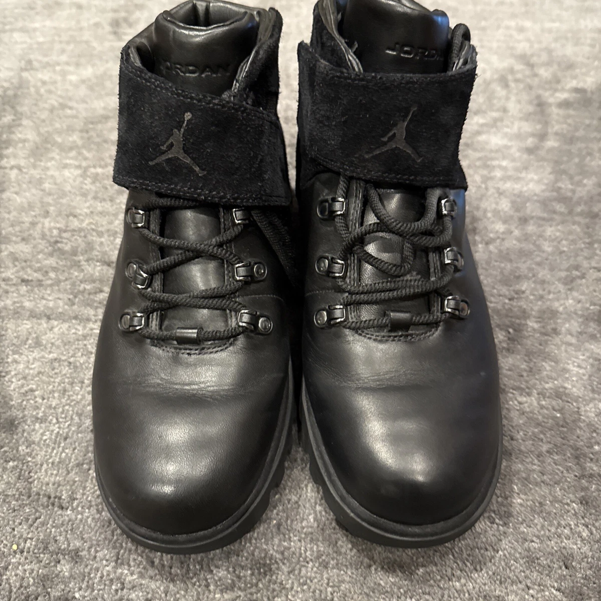 Bota Air Jordan Boss Negra Para Hombre Talla 8 20 Aniversario Rara IOB 2005 Sin Caja