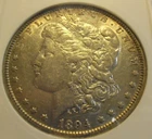 1894 O AU50 Morgan Silver Dollar, OLD ANACS slab  (94O893)