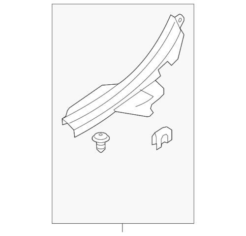 Placa de umbral trasera para Hyundai (N/P 85875-3Q000-HZ)