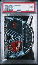 2020 Panini Obsidian #V23 Tom Brady Vitreous /35 PSA 9 Rare Buccaneers Patriots