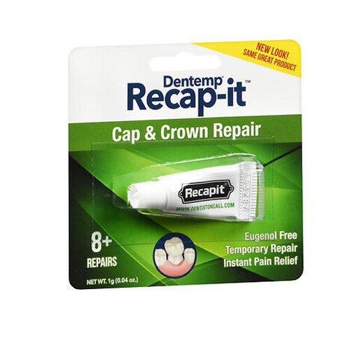 Recapit Loose Cap Dental Repair 1 Each By D.O.C. - Picture 1 of 1