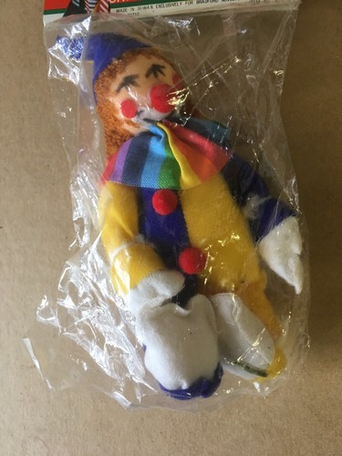 Vintage Bradford's Clown Christmas Carnival Themed Xmas Decoration, Taiwan, 5.5" - Picture 3 of 4