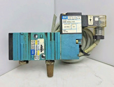 Mac DMB-DDAJ-1KG Pneumatic Solenoid Valve 24 Vdc w/ 411A-B0A-DM-DDAJ-1KG
