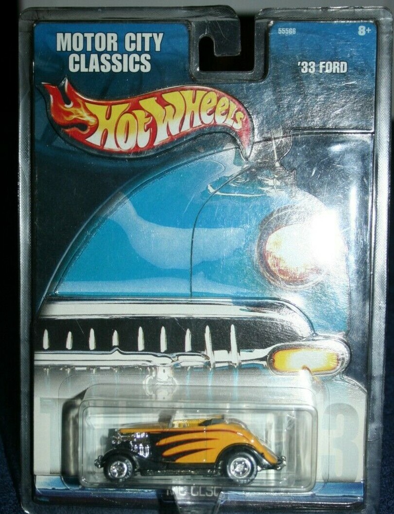 HOT WHEELS 2002 VINTAGE MOTOR CITY CLASSICS 33 FORD MICHIGAN