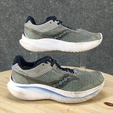 Saucony Shoes Womens 9.5 Kinvara 14 Running Sneakers Gray Lace Up Low S10823-15