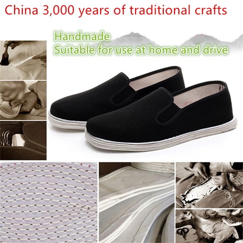 Kung Fu Shoes Slippers Tai Chi Pumps Cotton Sole Kids Adults Martial