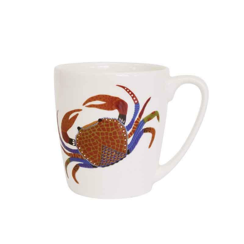 Queens by Churchill Paradise Fish China Acorn Coffee Tea Cup Mug 300ml Crab