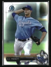 A.J. Puckett 2017 Bowman Refractor  #BCP4  Baseball Card