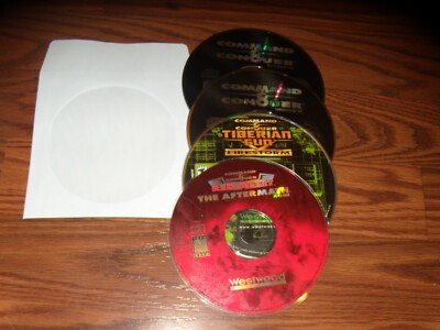 3 PC Games Command & Conquer, Tiberian Sun Firestorm and Red Alert the Aftermath