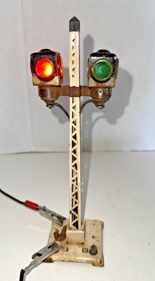 LIONEL PREWAR O/STANDARD GAUGE 076 BLOCK SIGNAL - 1923-1928-WORKS OB - Image 2 of 4