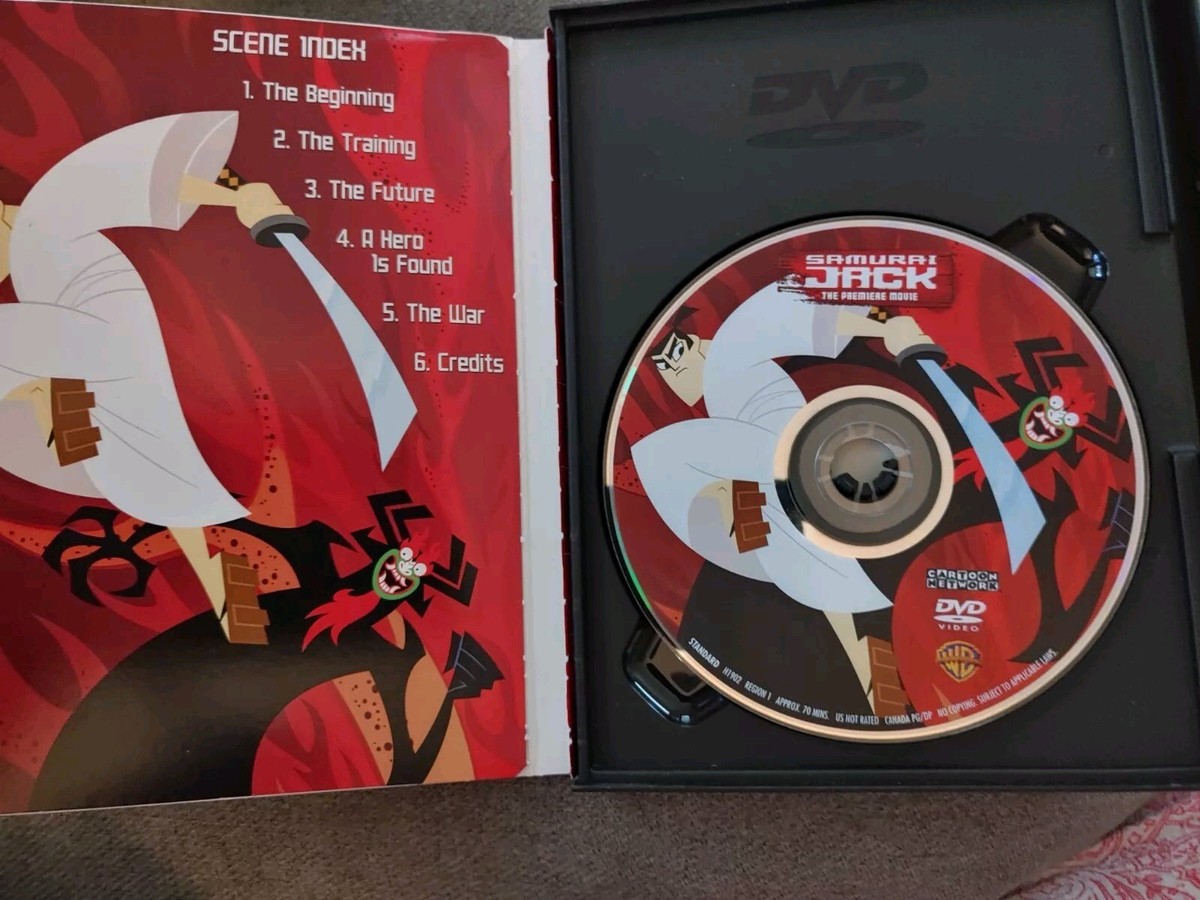 DVD Samurai Jack The Premiere Movie Cartoon network Anime