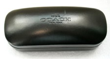 Coach New York Hard Case Sun Glass Case Black felt lined
