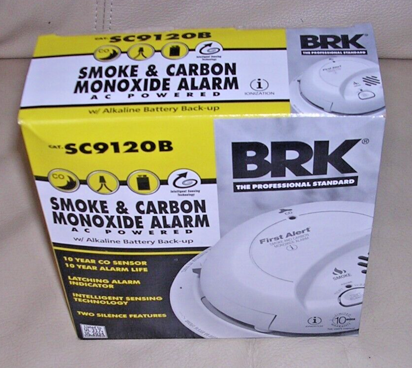 NEW First Alert BRK SC9120B Smoke And Carbon Monoxide With Battery BackUp Safety 29054513069 eBay