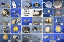 Singer Sewing Machine Model 201 - Choose Your Parts! Free Ship Over $30