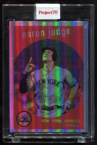 TOPPS PROJECT 70 FOIL #730 AARON JUDGE by MATT McCORMICK YANKEES 66/70