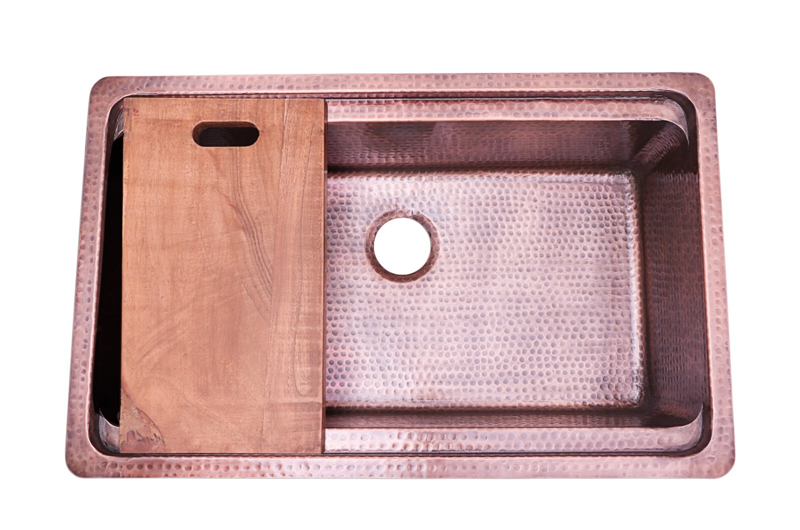 32" Hammered Copper Workstation Kitchen Sink eBay