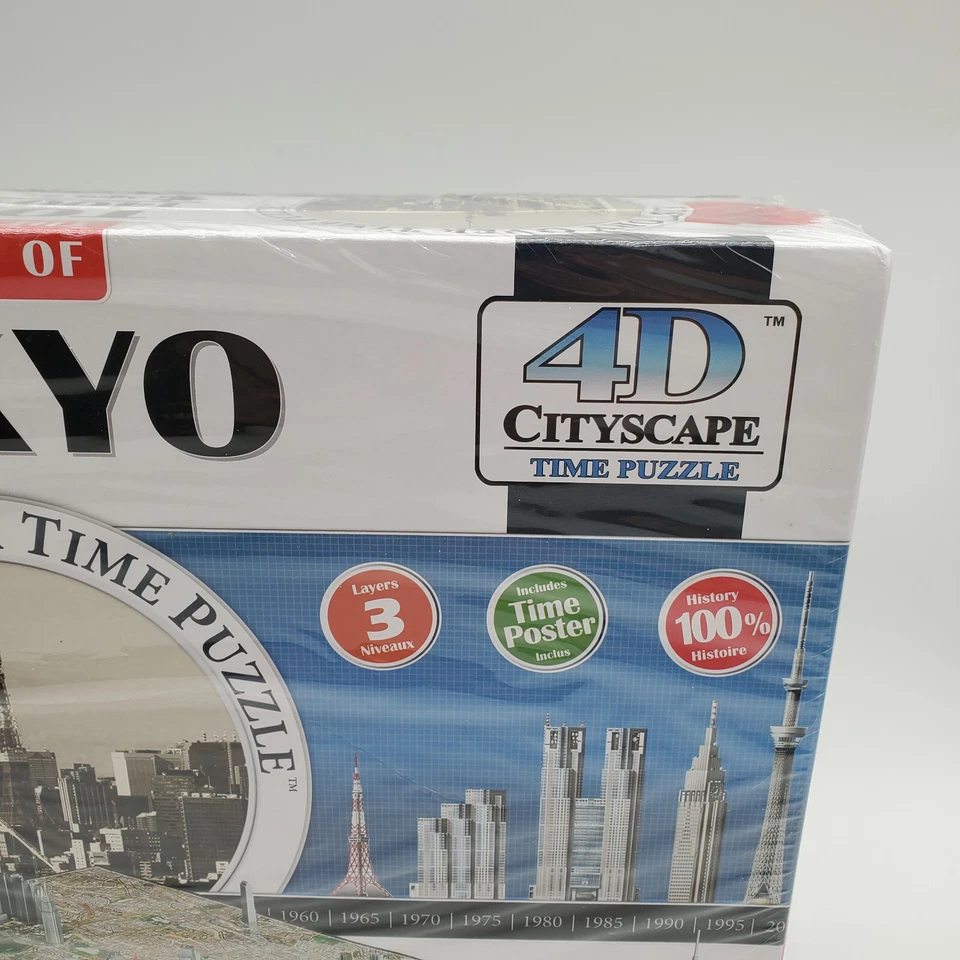 4D Cityscape 4D Puzzle Tokyo Cityscape Time Puzzle 1400 Pieces - Image 2 of 4