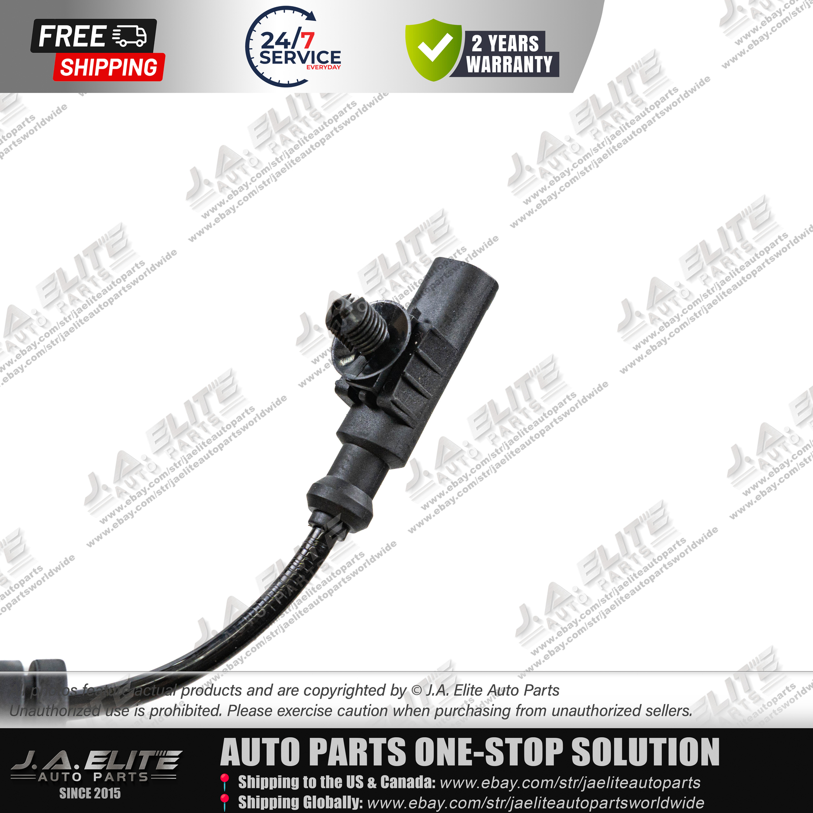 2pcs Front & Rear ABS Sensors For Ferrari 458 488 812,OEM:252514