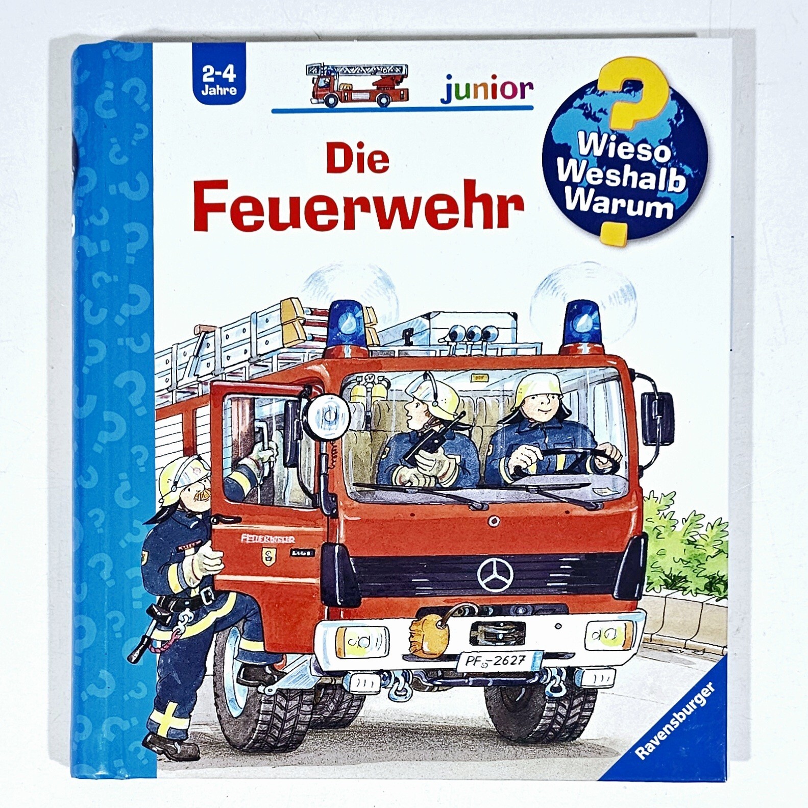 Ravensburger ""junior"" non-fiction book THE FIRE BRIGADE fire engine rescue ve...