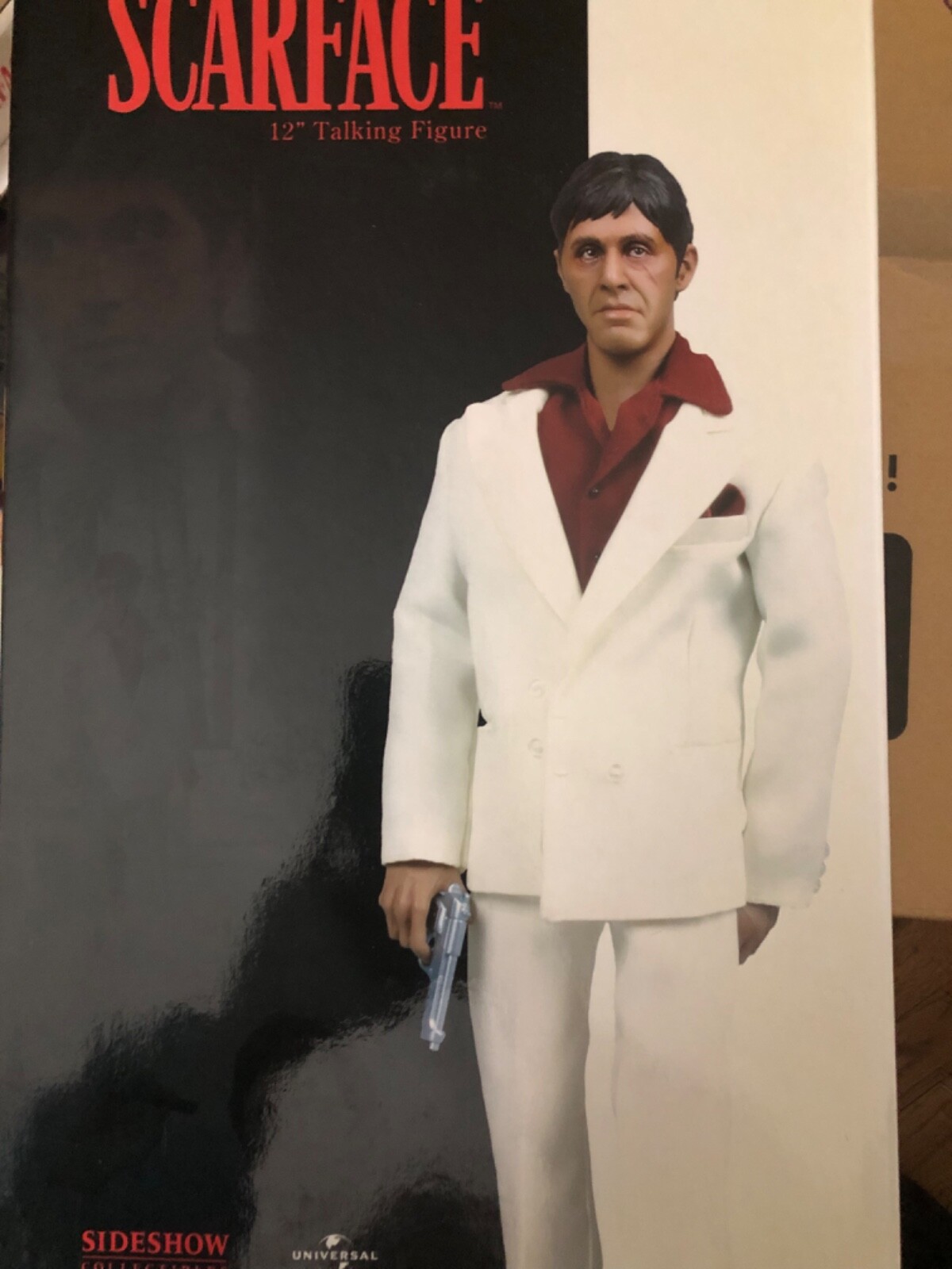 2005 Sideshow Collectibles Al Pachino Scarface White Suit 12" Talking — free download