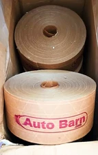 Reinforced Gummed Carton Sealing Tape 10 Rolls 450' by 3" Each Packing, Shipping