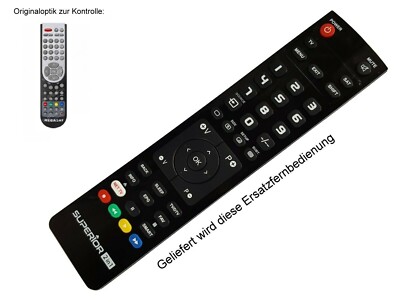 Ersatz Fernbedienung passend für MEGASAT Receiver HD601 / HD650 V2