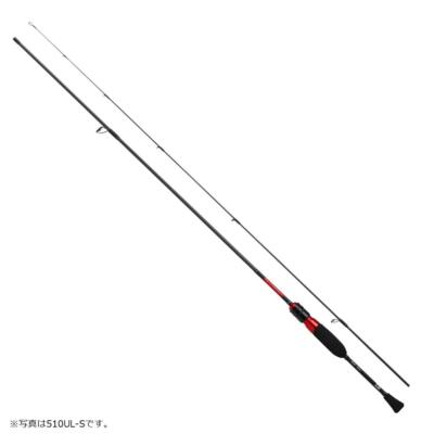 Daiwa GEKKABIJIN AJING 55UL-S R Spinnrute 1,65m 2-teilig schwarz/rot 5802571