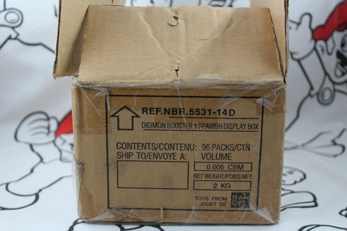 BANDAI DIGIMON SERIES 1 4 x BOOSTER DISPLAY BOX EN CAJA DE CARTON ESPAÑOL - Bild 3 von 6
