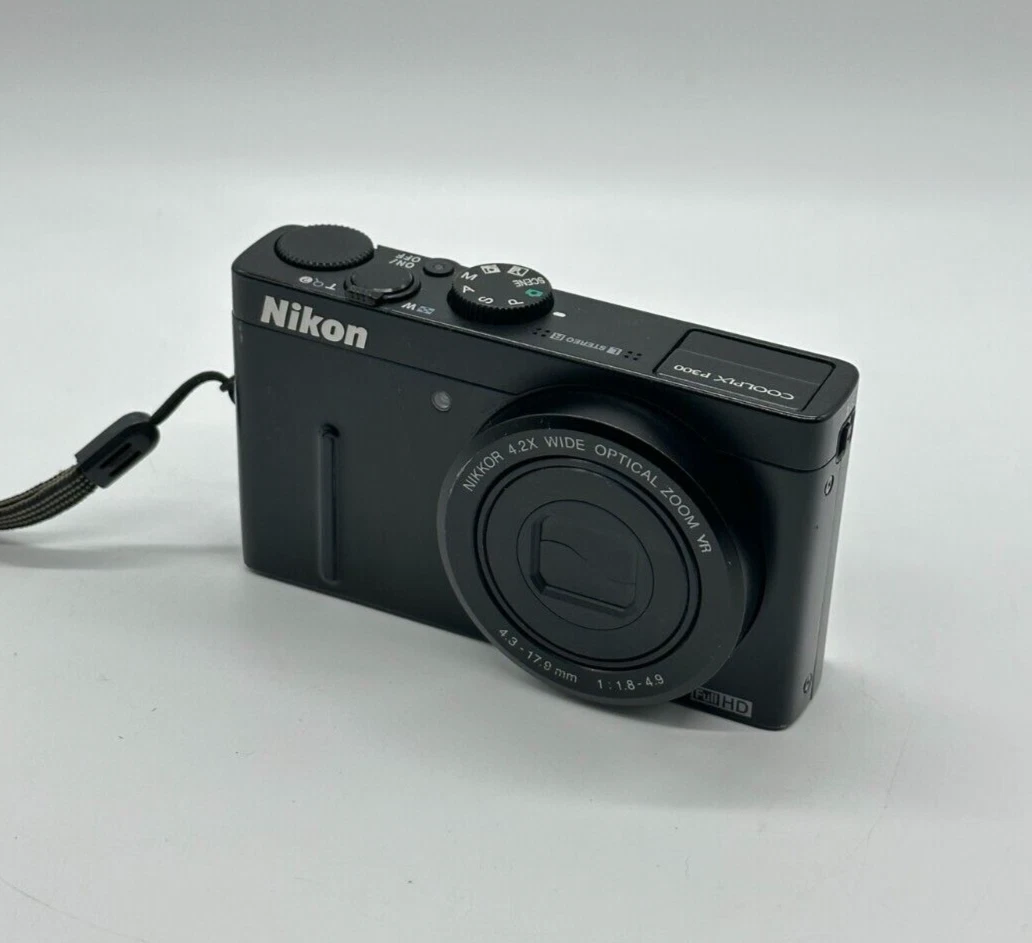 NIKON CoolPix P300 12MP Compact Digital Camera Black | eBay