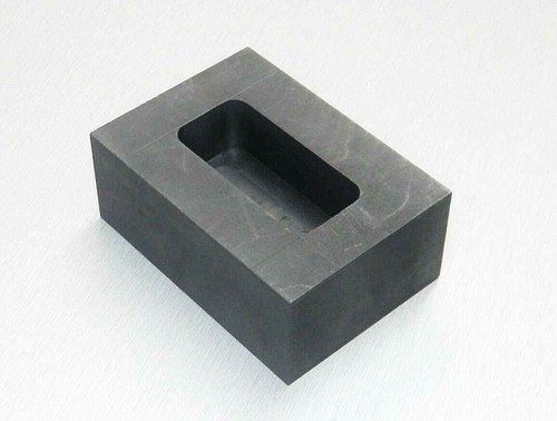 250 Gram Graphite Ingot Mold Machined Melt Pour Loaf Bar Gold and Silver - Picture 5 of 6