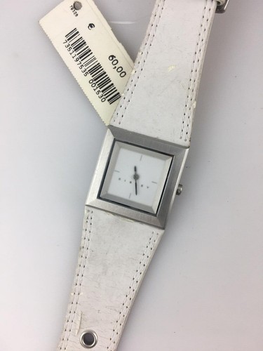 Akzent Exclusive Orologio Donna Analogico Quarzo – Cassa Metallica E Cinturino In Pelle Rosso Lilla - 2