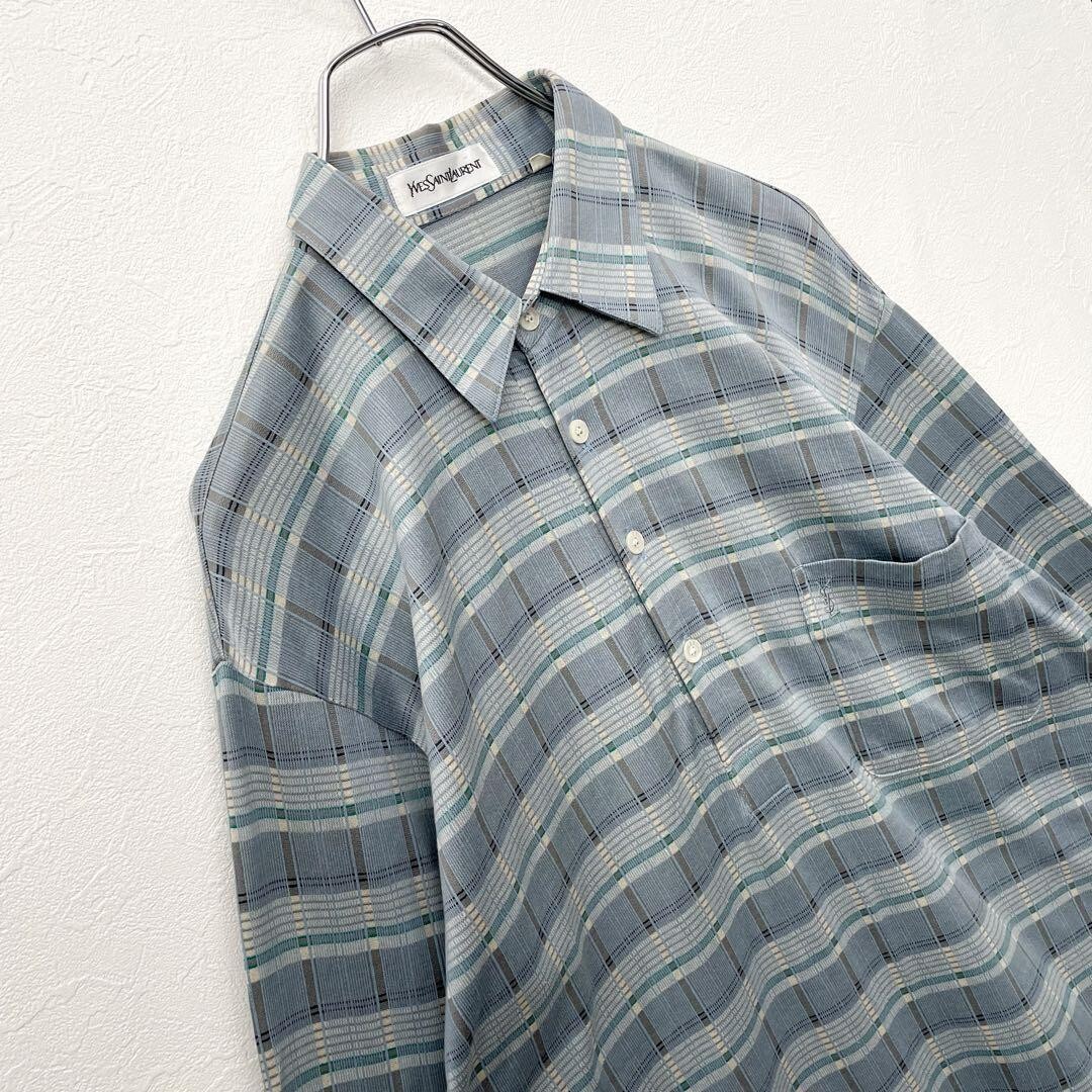 [Rarissima] Polo manica lunga YVES SAINT LAURENT con logo ricamato M so